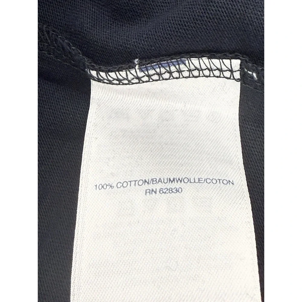 Lands End Mens XXLT Black Long Sleeve Henley Shirt Big‎ Tall Cotton Casual#31